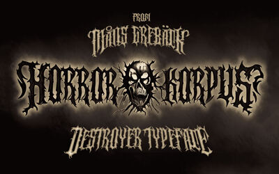 Horror Korpus Font