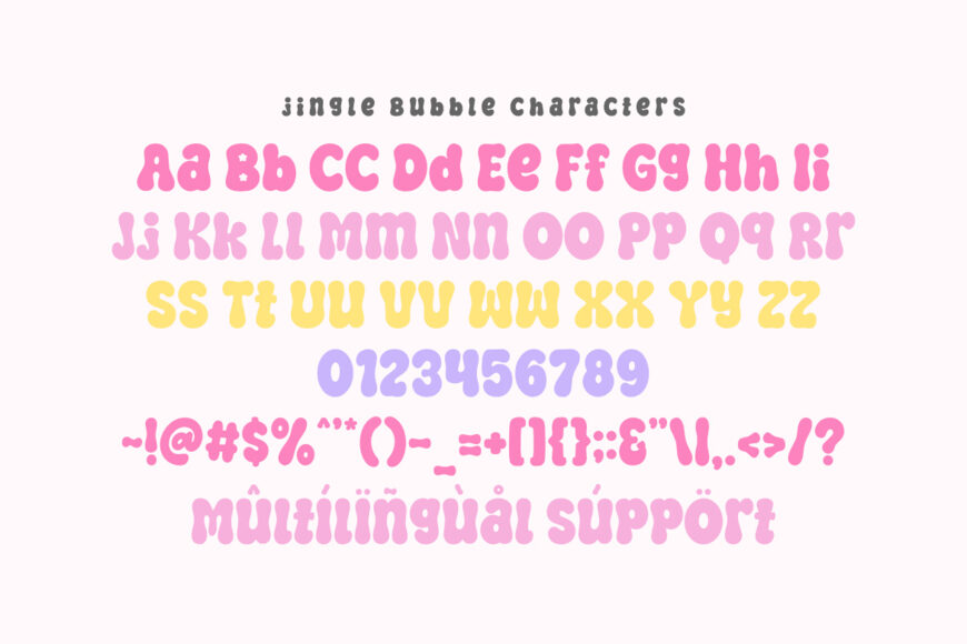 Jingle Bubble Font