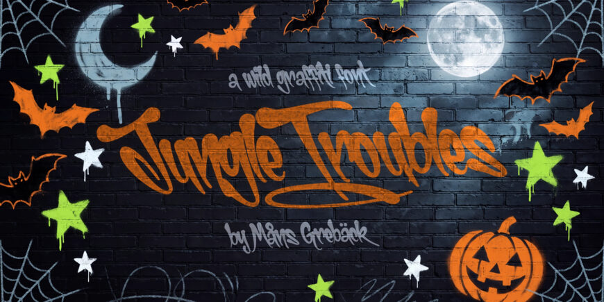 Jungle Troubles Font