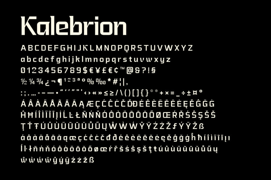 Kalebrion Font
