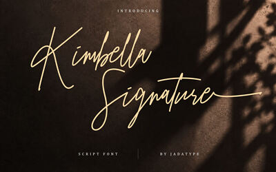 Kimbella Signature Font