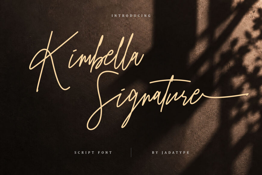 Kimbella Signature Font