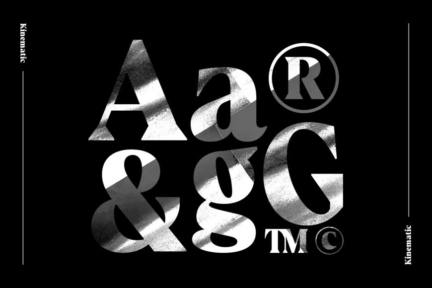 Kinematic Font
