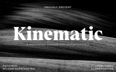 Kinematic Font
