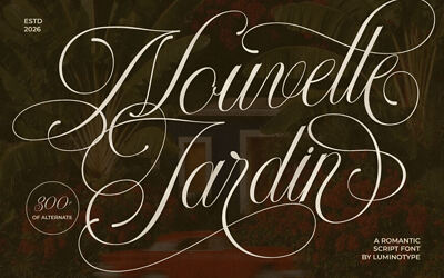 Lt Nouvelle Jardin Font