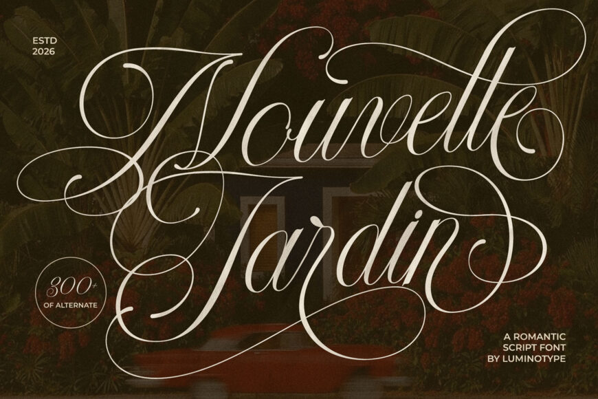Lt Nouvelle Jardin Font