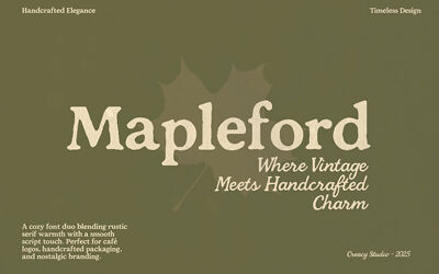 Mapleford Font Duo