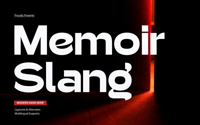 Memoir Slang Font