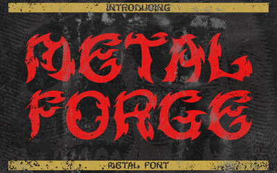 Metal Forge Font