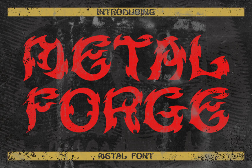 Metal Forge Font