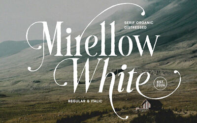 Mirellow White Font