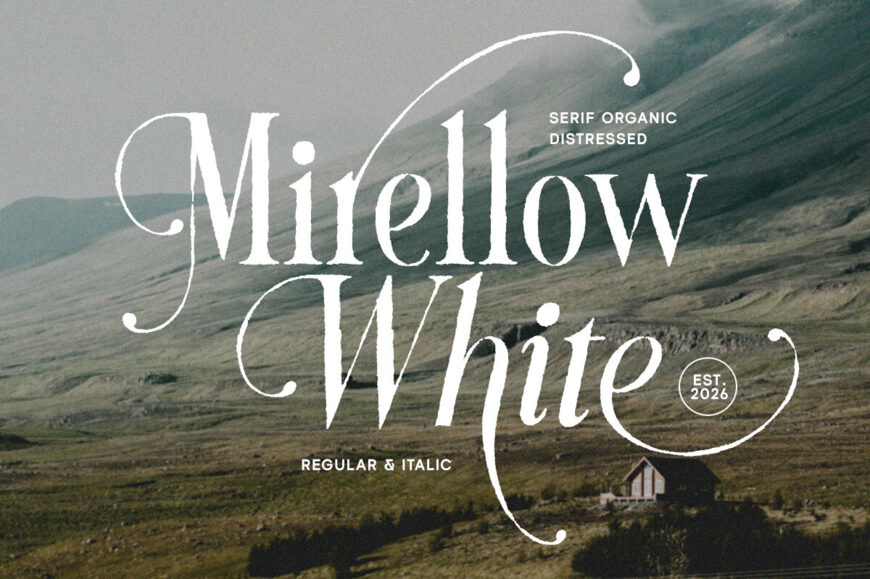 Mirellow White Font