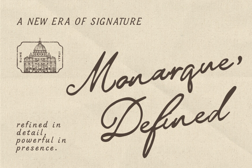 Monarque Signature Font