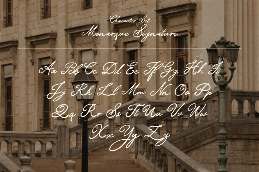 Monarque Signature Font