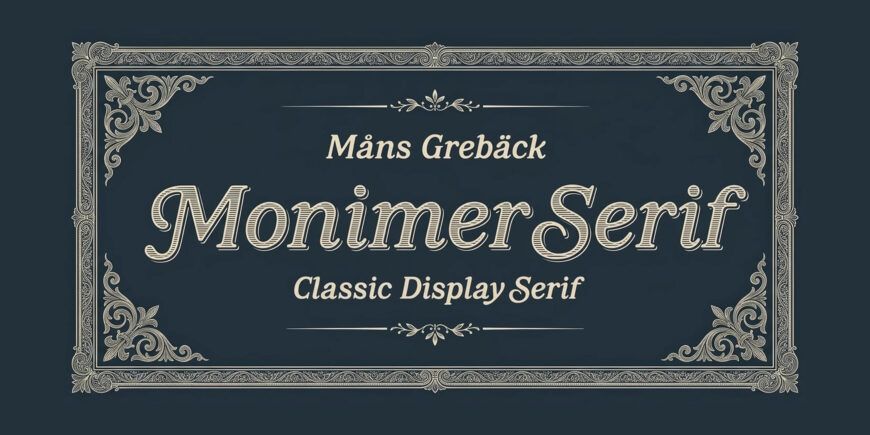 Monimer Serif Font