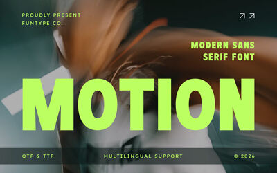 Motion Font