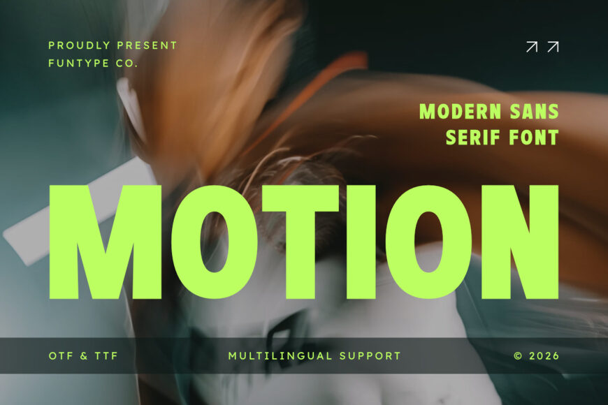 Motion Font