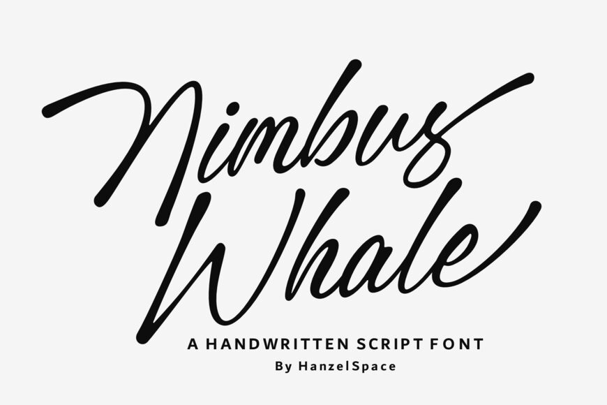 Nimbus Whale Font