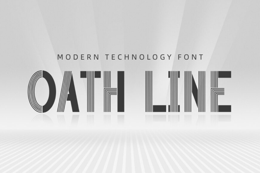 Oath Line Font