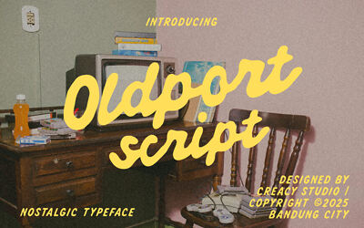 Oldport Script Font