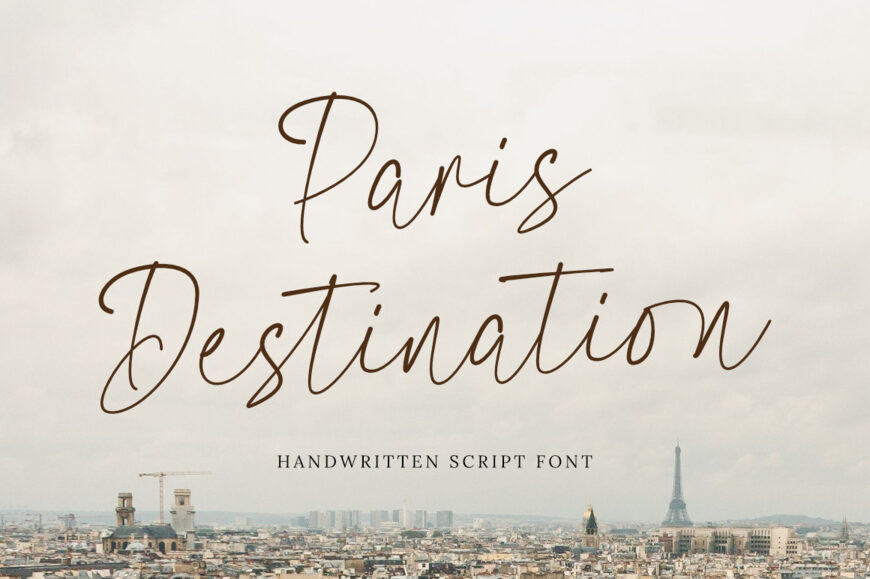 Paris Destination Font