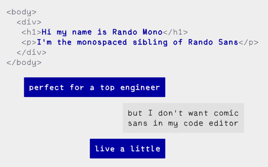 Rando Mono Font Family
