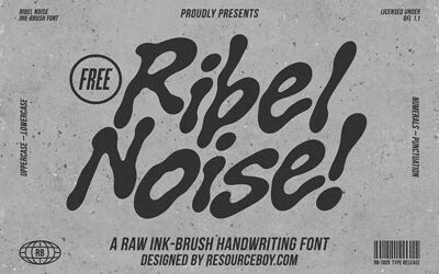 Ribel Noise Font