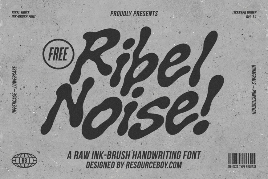 Ribel Noise Font