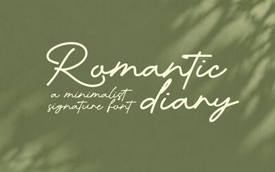 Romantic Diary Font