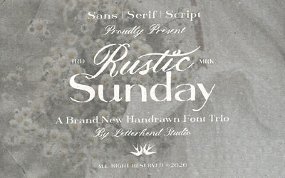 Rustic Sunday Font Family