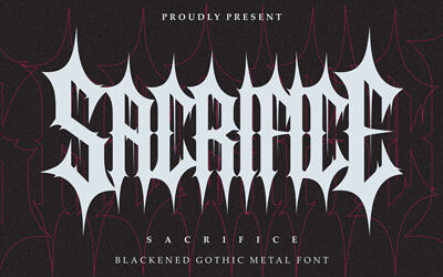 Sacrifice Font