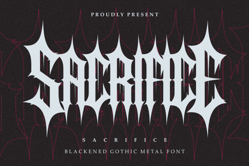 Sacrifice Font