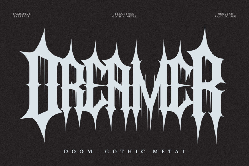 Sacrifice Font