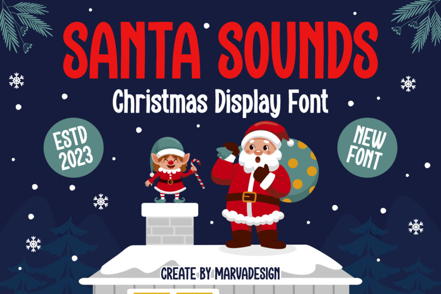 Santa Sounds Font
