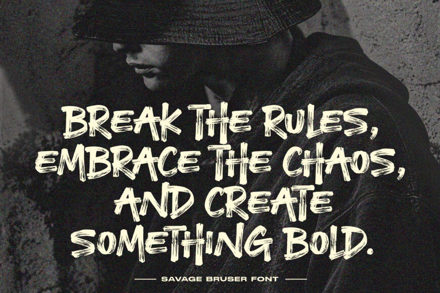 Savage Brusher Font