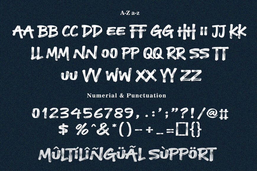 Savage Brusher Font