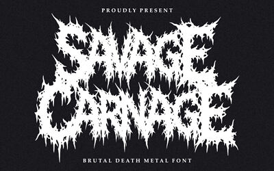 Savage Carnage Font