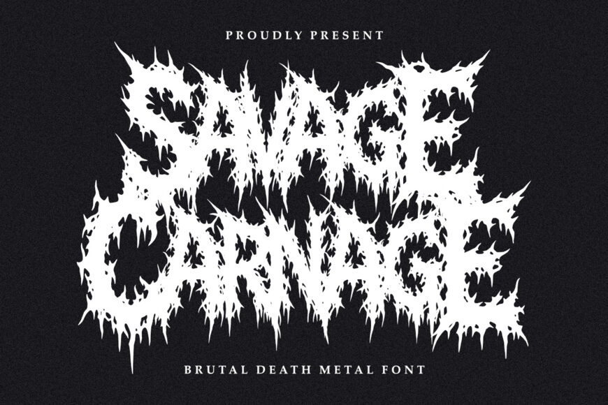 Savage Carnage Font