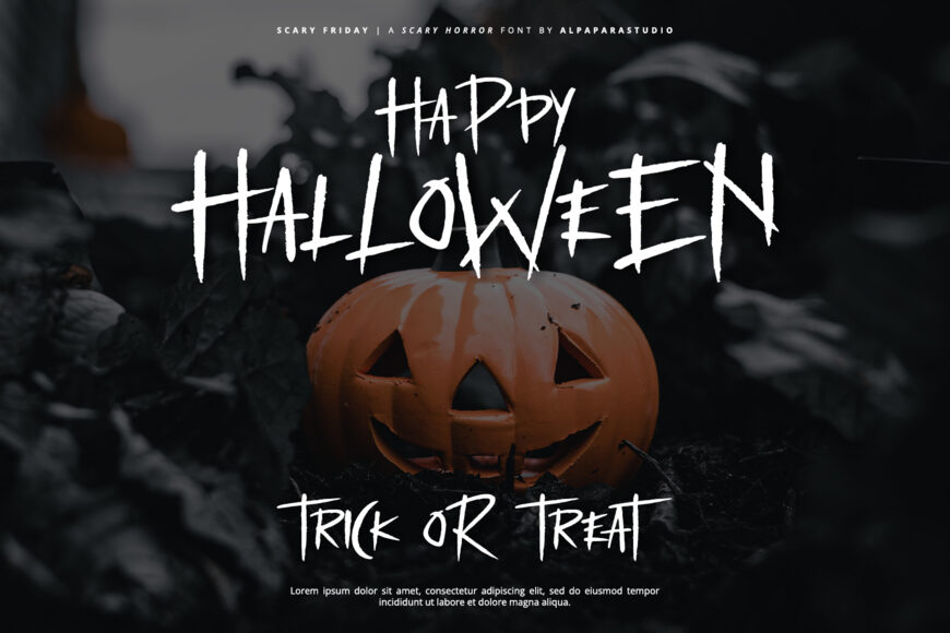 Scary Friday Font