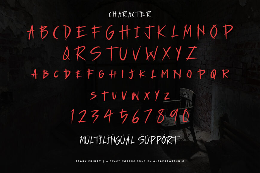 Scary Friday Font