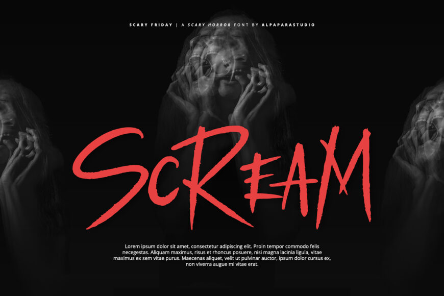 Scary Friday Font