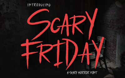 Scary Friday Font