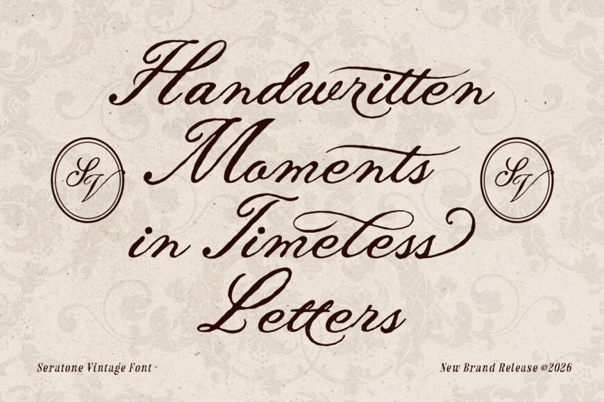 Seratone Vintage Font Duo