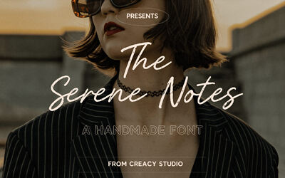 Serene Notes Duo Font