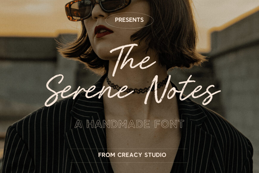 Serene Notes Duo Font