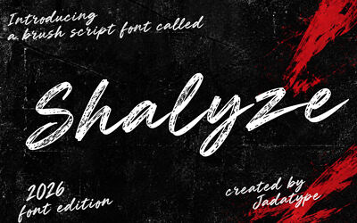 Shalyze Font