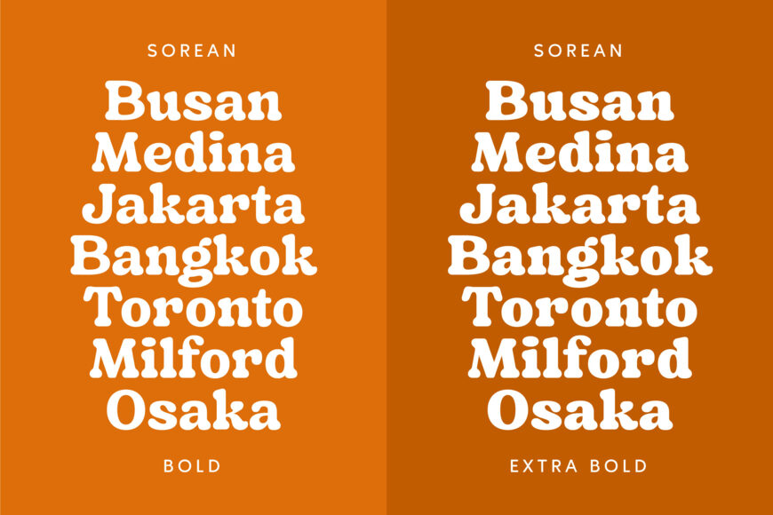 Sorean Font