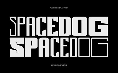 SpaceDog Font