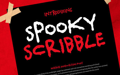 Spooky Scribble Font
