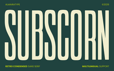 Subscorn Font